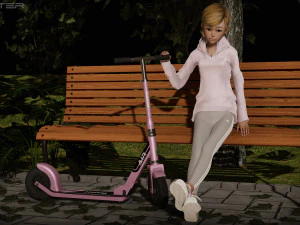 Razor kick scooter 3D Model