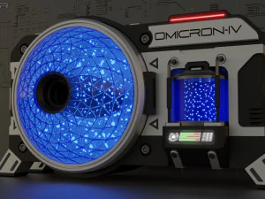 Научно-фантастическая машина 3D Модель