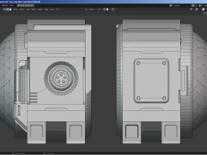 Sci-Fi Machine 3D Model