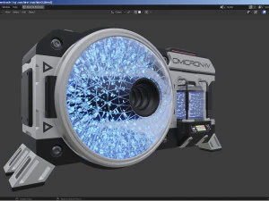 Sci-Fi Machine 3D Model