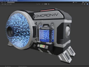 Sci-Fi Machine 3D Model
