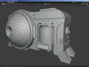 Sci-Fi Machine 3D Model