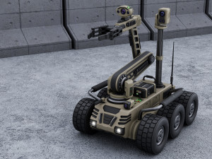 Bomb Disposal Robot Modelo 3D