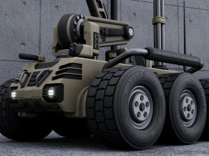 拆弹机器人 3D 模型