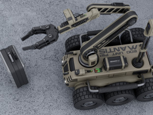Bomb Disposal Robot Modelo 3D