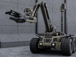 Bomb Disposal Robot Modelo 3D