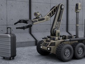 Bomb Disposal Robot Modelo 3D