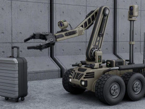 拆弹机器人 3D 模型