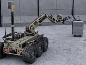 Bomb Disposal Robot Modelo 3D