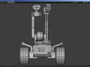 拆弹机器人 3D 模型