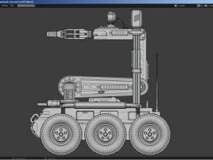 Bomb Disposal Robot Modelo 3D
