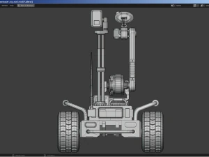 拆弹机器人 3D 模型