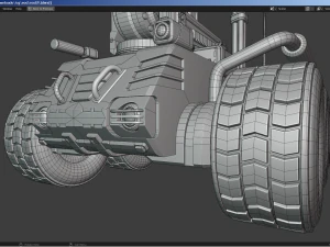 拆弹机器人 3D 模型