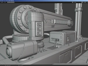 拆弹机器人 3D 模型