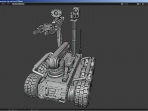 Bomb Disposal Robot Modelo 3D
