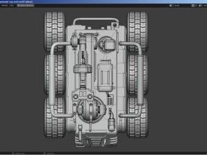 拆弹机器人 3D 模型