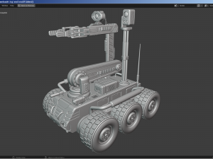 Bomb Disposal Robot Modelo 3D