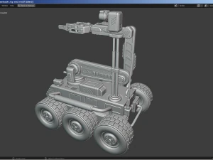 拆弹机器人 3D 模型