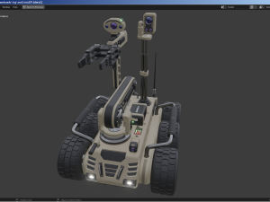 Bomb Disposal Robot Modelo 3D