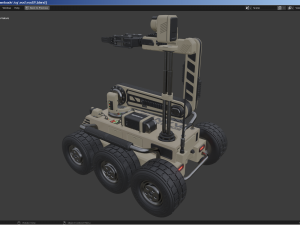 Bomb Disposal Robot Modelo 3D