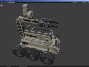 拆弹机器人 3D 模型