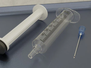 Medical Syringe 3D Model