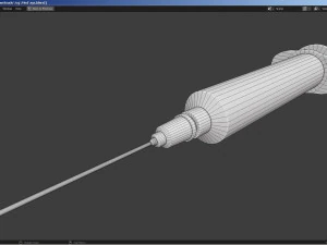 Medical Syringe 3D Model