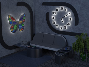 Room Corner 3D मॉडल