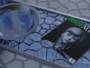 房间一角 3D 模型