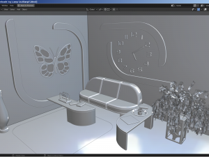Room Corner 3D मॉडल