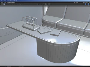房间一角 3D 模型