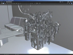 房间一角 3D 模型