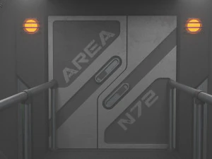 Sci-Fi Corridor 3D Model