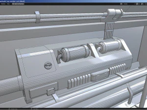 Sci-Fi Corridor 3D Model