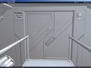 Sci-Fi Corridor 3D मॉडल