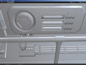 Sci-Fi Corridor 3D Model