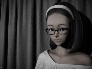 Ray-Ban glasses and case 3D Модель