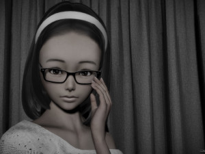 Ray-Ban glasses and case 3D Модель