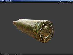 Bullet and Box - Barrett Modello 3D