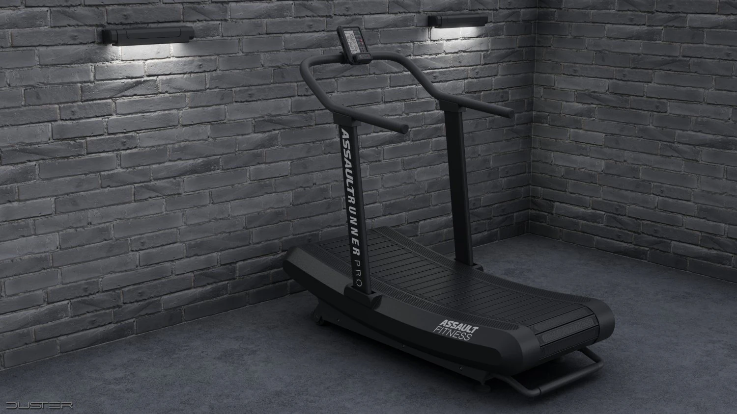 Treadmill - Assault Runner Pro 3D Model .c4d .max .obj .3ds .fbx .stl .blend 