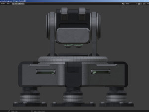 Sci-fi Turret 3D Model