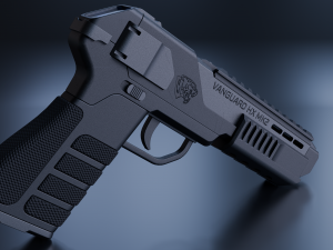 Sci-Fi - Cyberpunk Pistol 3D मॉडल