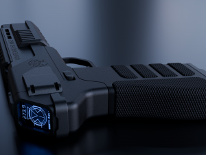 Sci-Fi - Cyberpunk Pistol 3D मॉडल