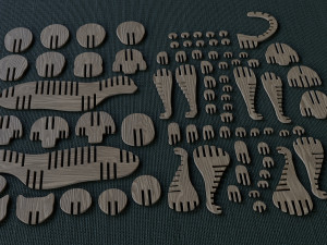 3D Puzzle - Cat Model 3D