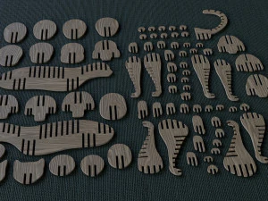 3D Puzzle - Cat 3D Model