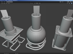 Candles and Candle Holders 3D Model