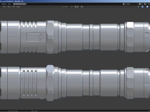 Tactical Flashlight 3D 模型