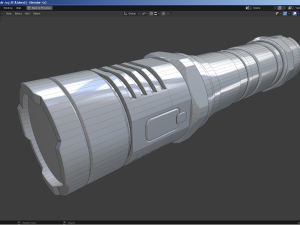Tactical Flashlight 3D 模型