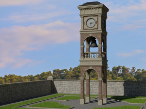 Bell - Clock Tower 3D Model