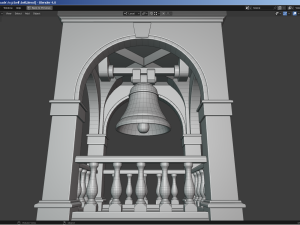 Bell - Clock Tower 3D 模型